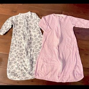 Set of 2 Hudson Baby LS Sleep Sacks size 3-9 mos